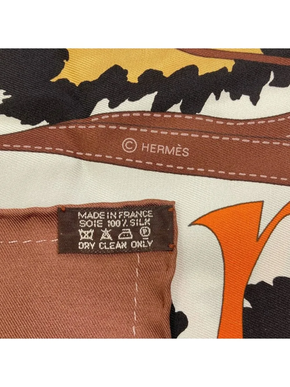 Hermes Carre 90 Monsieur & Madame Scarf Silk